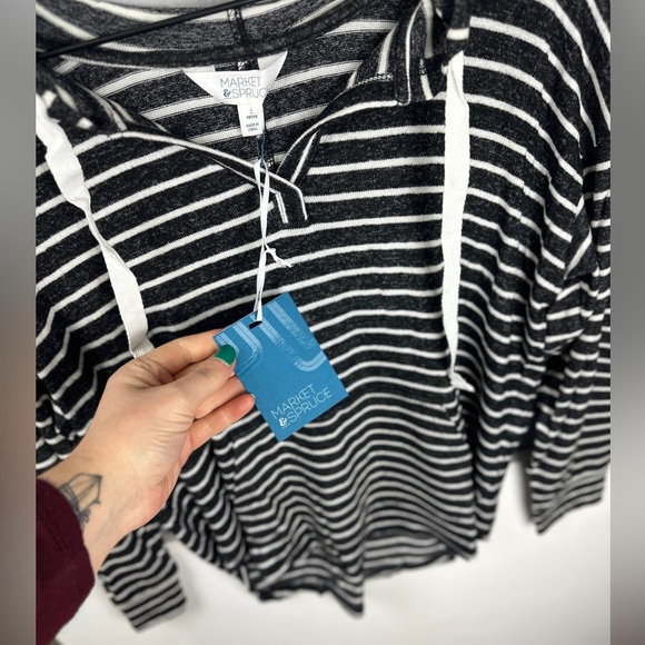 Market & Spruce Kallon Brushed Knit Hoodie - Picture 5 of 7